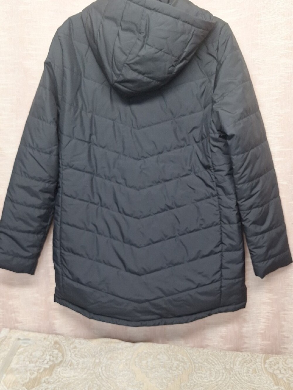 The North Face Women's Black Hooded Quilted Puffer Coat XL NWT - Picture 7 of 10
